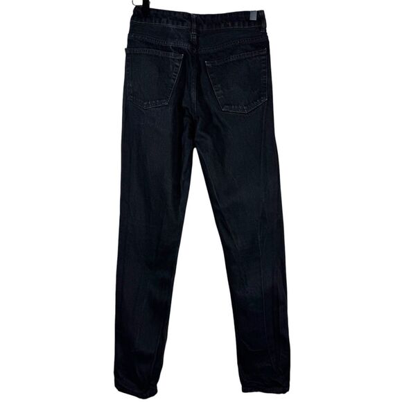 Balenciaga Black Straight Leg Jeans Button Fly Denim Women’s Size 36 - Picture 5 of 9